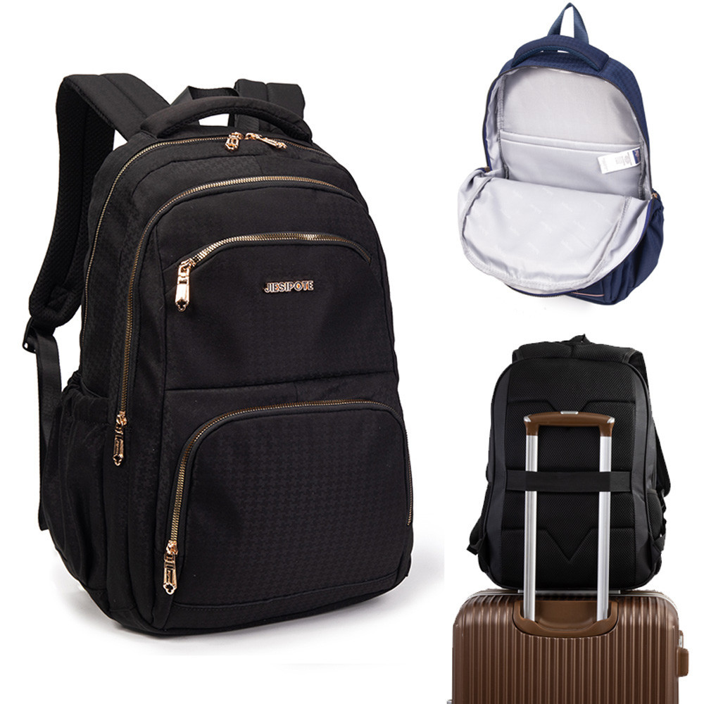 Imagem Senhoras mochila estudante escola saco impermeável pode caber portátil conveniente para viajar