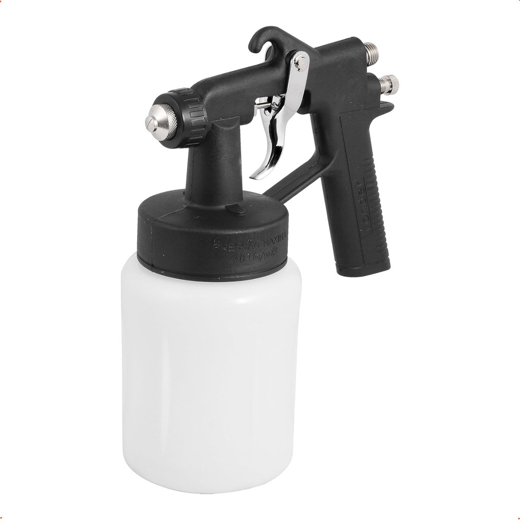 Pistola Pintura Ar Direto Vonder Ppv90 Caneca Plástica 600 Ml Artesanato Compressor Envio Imediato