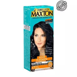 Tinta De Cabelo Maxton Embelleze Preto Azulado 1.7