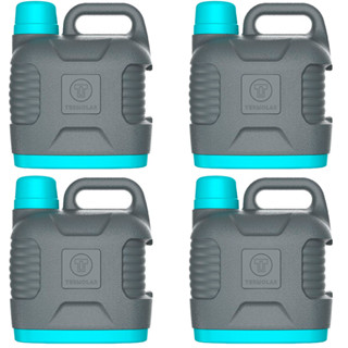 Kit Camping 4 Garrafão Garrafa Térmica 5 Litros SuperTermo Termolar Cor Cinza Plus em Oferta na Shopee