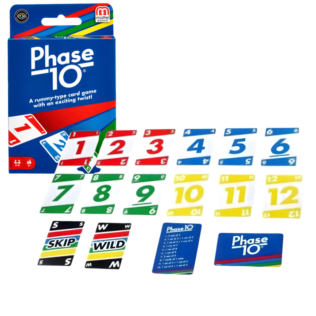 Jogo de Cartas Phase Fase 10 W5800 - Mattel em Oferta na Shopee