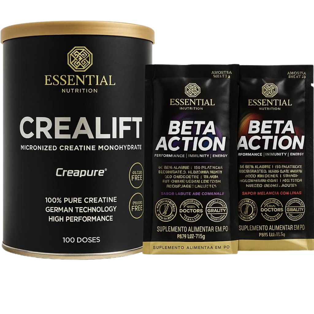 Creatina Essential Nutrition Suplemento em Pó Crealift 300g