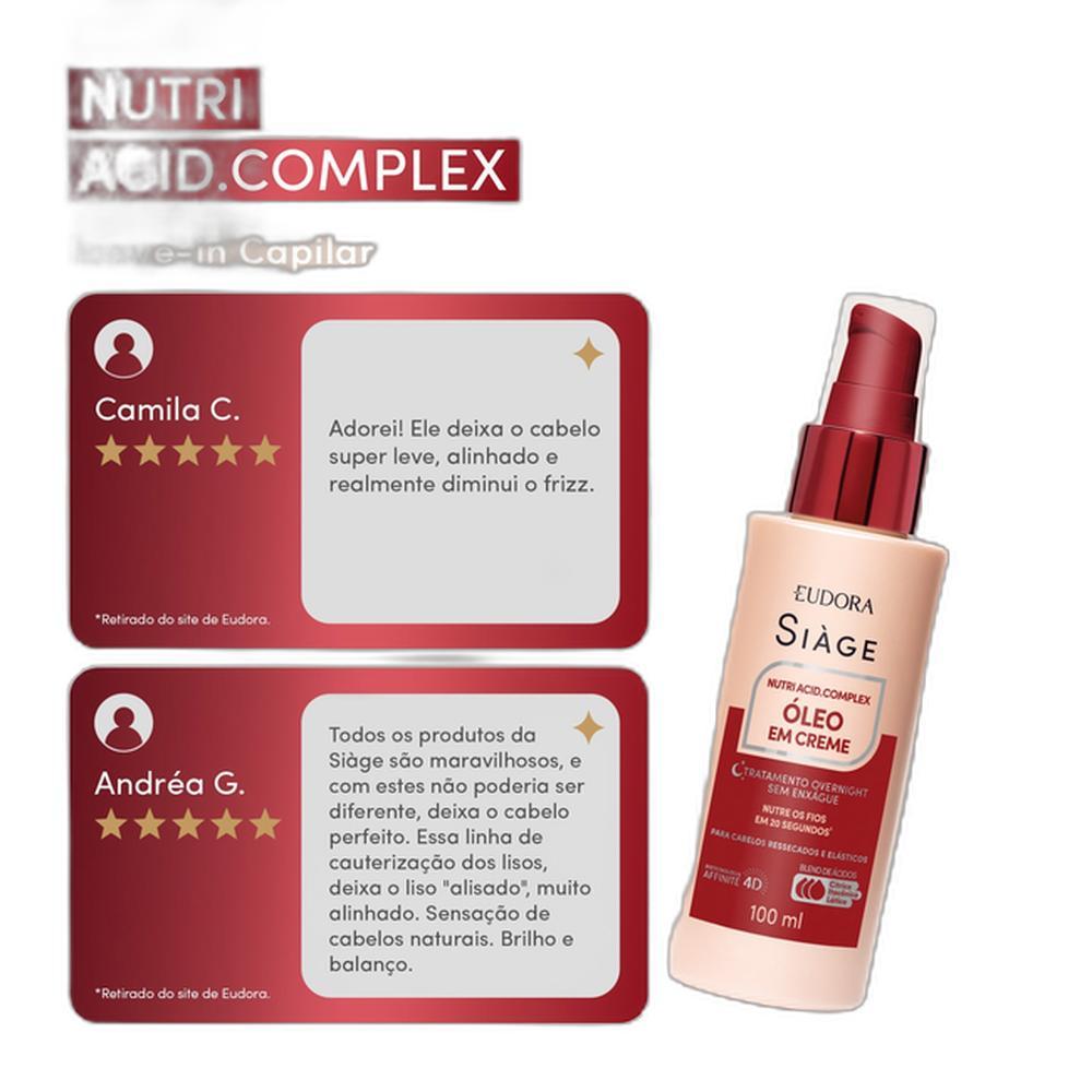 Eudora Siàge Nutri Acid.Complex Óleo em Creme 100ml · foto 2