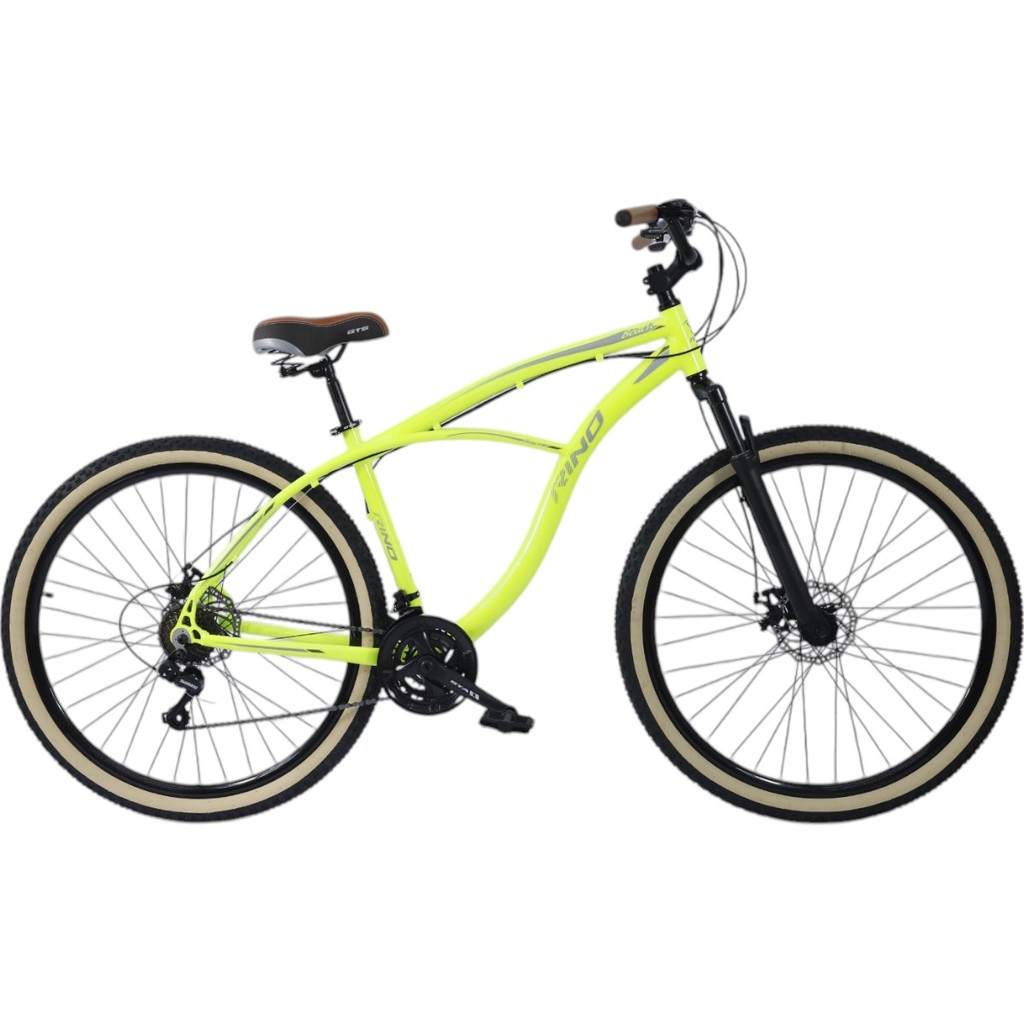 Bicicleta Aro 29 Rino Beach Aluminio - 21 Velocidades Freio A Disco - Cambio Shimano E Suspensao