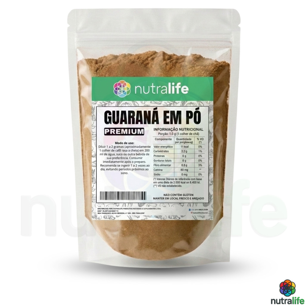 Guaraná em Pó Premium 100% Natural | Uso Alimentar | Suporte Nutricional | Laudo de Qualidade em Oferta na Shopee