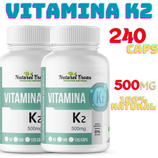 Vitamina K2 100% Original 500MG 120 Capsulas em Oferta na Shopee