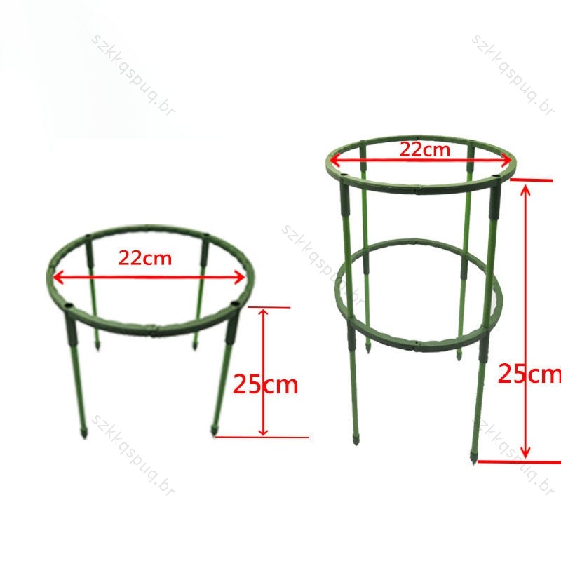 Flores De Plástico Planta Suporte Pilha Redondo Para Tomate Estufa Haste Pomar Jardim Bonsai Ferramenta BRK3