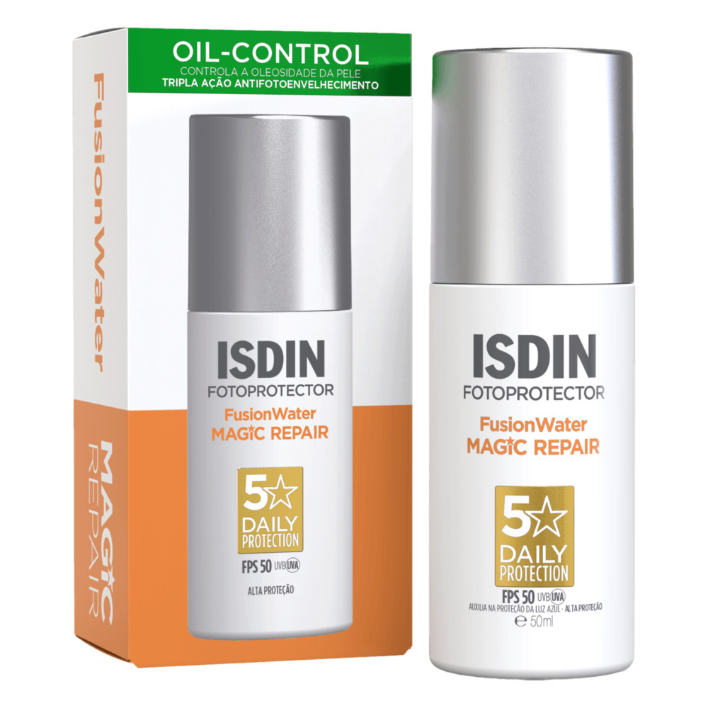Protetor Solar Isdin Fusion Water FPS 50 Magic Repair 50ml