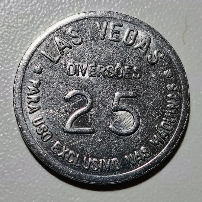 Ficha De Casino  Las Vegas - Brasil - Elimatec Moedas Antiga