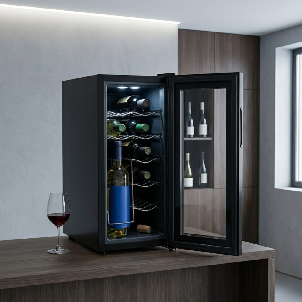 ADEGA CLIMATIZADA PHILCO PAD12E DISPLAY PRETO DIGITAL 12 GARRAFAS BIVOLT · foto 2