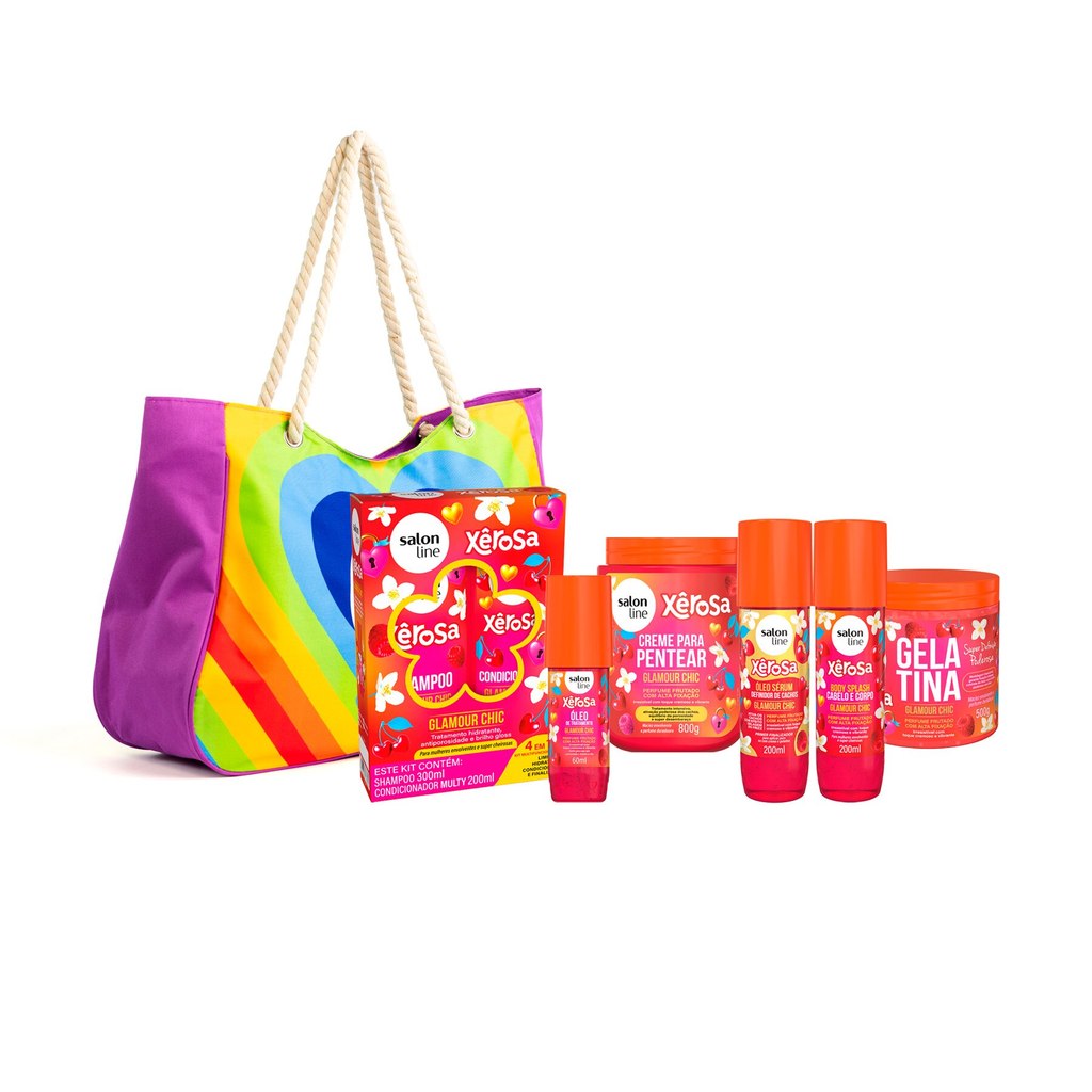 Kit Presenteável Tratamento e Finalização Xêrosa Glamour Chic