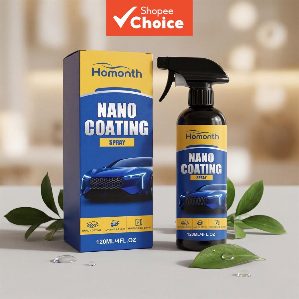 Agente De Revestimento Nano 120ml E Spray Protetor Hidrofóbico Para Pintura De Carro Vidro