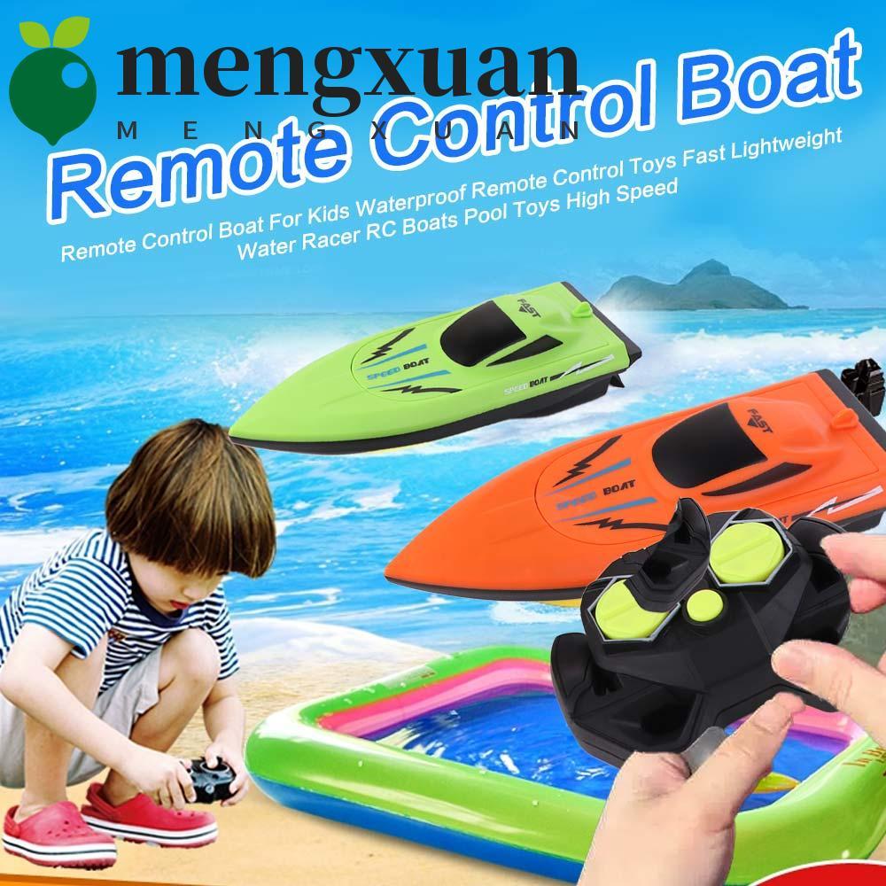 Barco De Controle Remoto MENGXUAN1 , Barcos RC De Corrida À Prova D'água De Longa Duração , Brinquedo De Lancha Elétrica