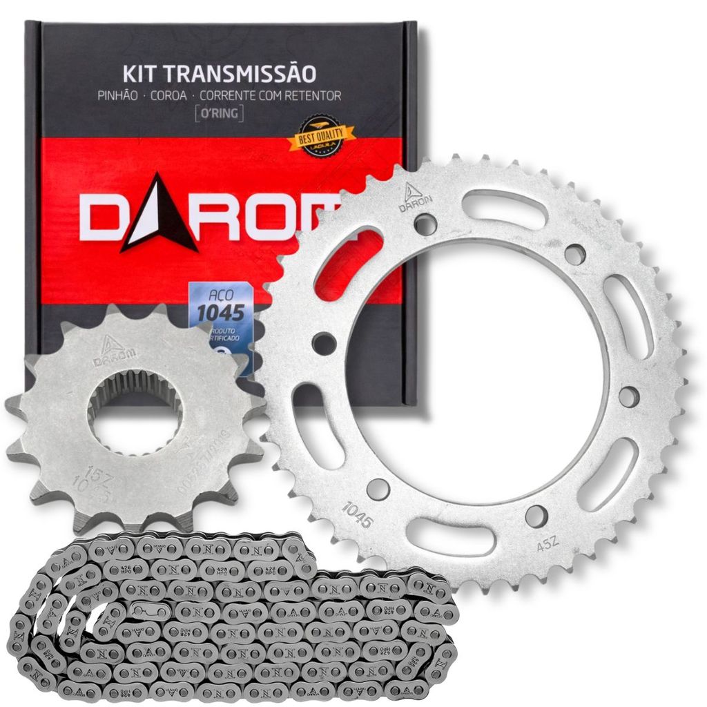 Kit Relação Fazer 250 2006-2017 Com Retentor 45/15
