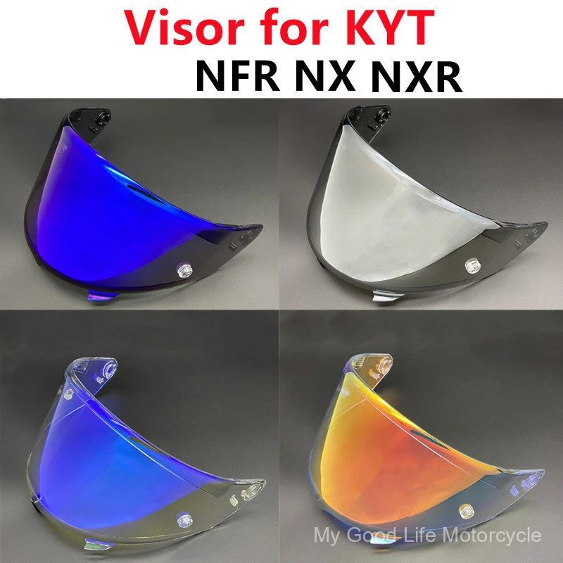 Viseira para Capacete KYT NFR NX NXR, Acessórios para Capacete de Motocicleta, Protetor de Viseira, Proteção UV contra o