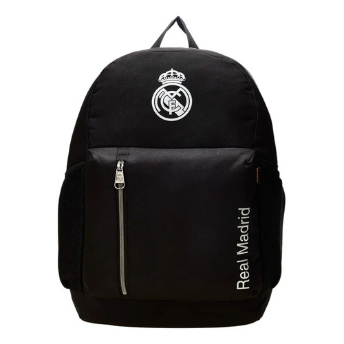 Mochila Esportiva Masc/femi Real Madrid Classic 14374 Xeryus Cor Preto Desenho Do Tecido Liso