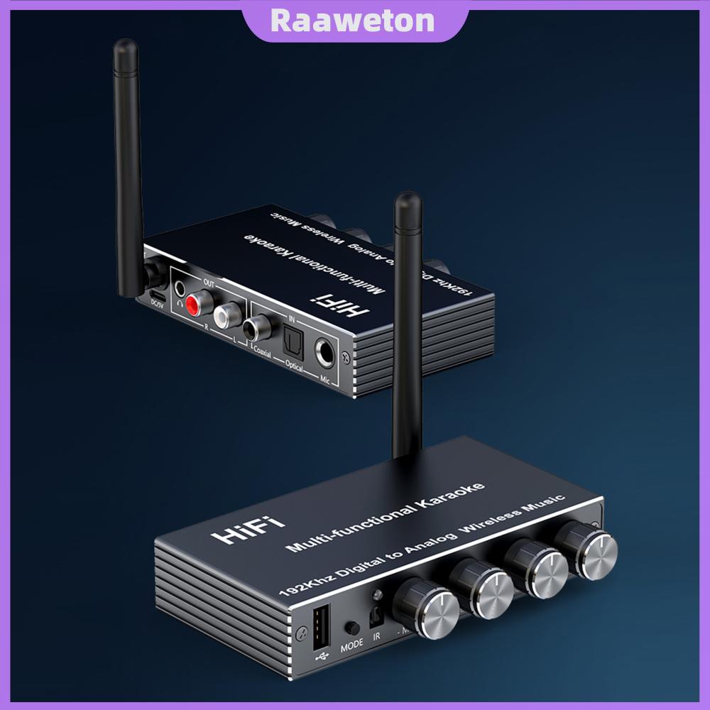 Conversor De Áudio 5.4 Compatível Com Bluetooth Receptor Controle Remoto IR [Raaaweton.br]