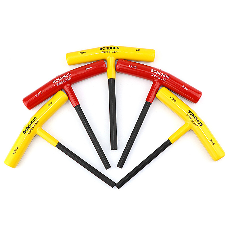 Chave Allen BONDHUS American BONDHUS 6/94 2.5 3 4*152mmT Chave de fenda tipo T importada