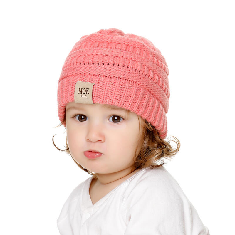 Gorro de Inverno para Bebê, Chapéu de Lã Tricotado para Crianças, Gorro Pullover&&--&**-*--&--**