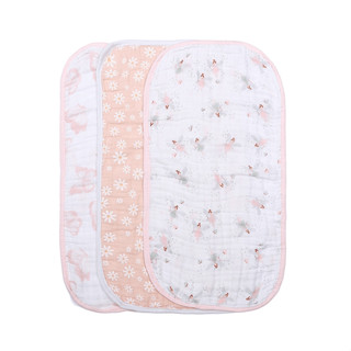 Pano De Boca E Ombro Papi Em Soft Estampa Flores 3 Peças em Oferta na Shopee