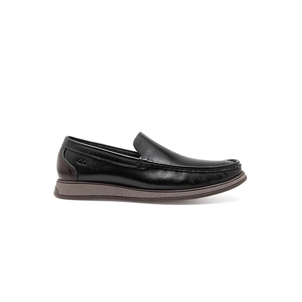 Mocassim Masculino Democrata Nash Couro Preto em Oferta na Shopee