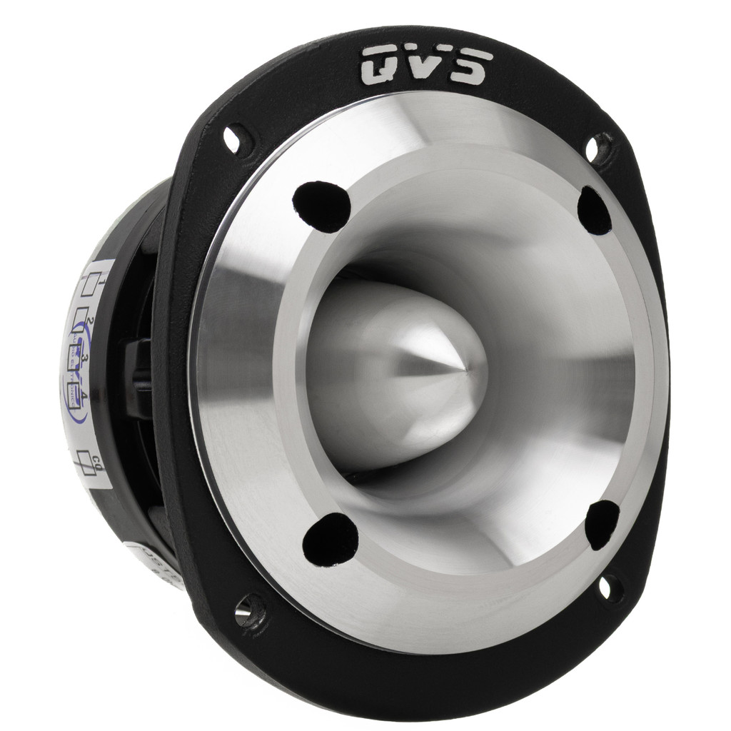 Super tweeter QVS 530TRIO 150rms 8 ohms Super tuita Preto e Branco Som Automotivo