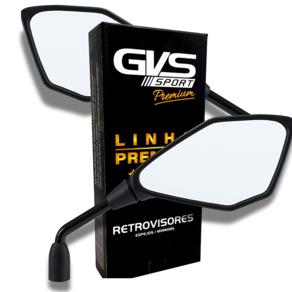 Retrovisor Kawasaki Z400 Lente Convexa Prata Par Yamaha E Honda  Premium - 8245 / 8246 em Oferta na Shopee