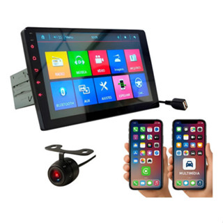 Central Multimídia Mp5 1 Din 9 Pol Bluetooth Usb Fm + Câmera Preto em Oferta na Shopee