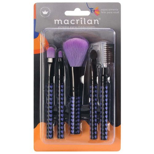 KIT KP5-35 COM 5 PINCÉIS P/ MAQUIAGEM MACRILAN