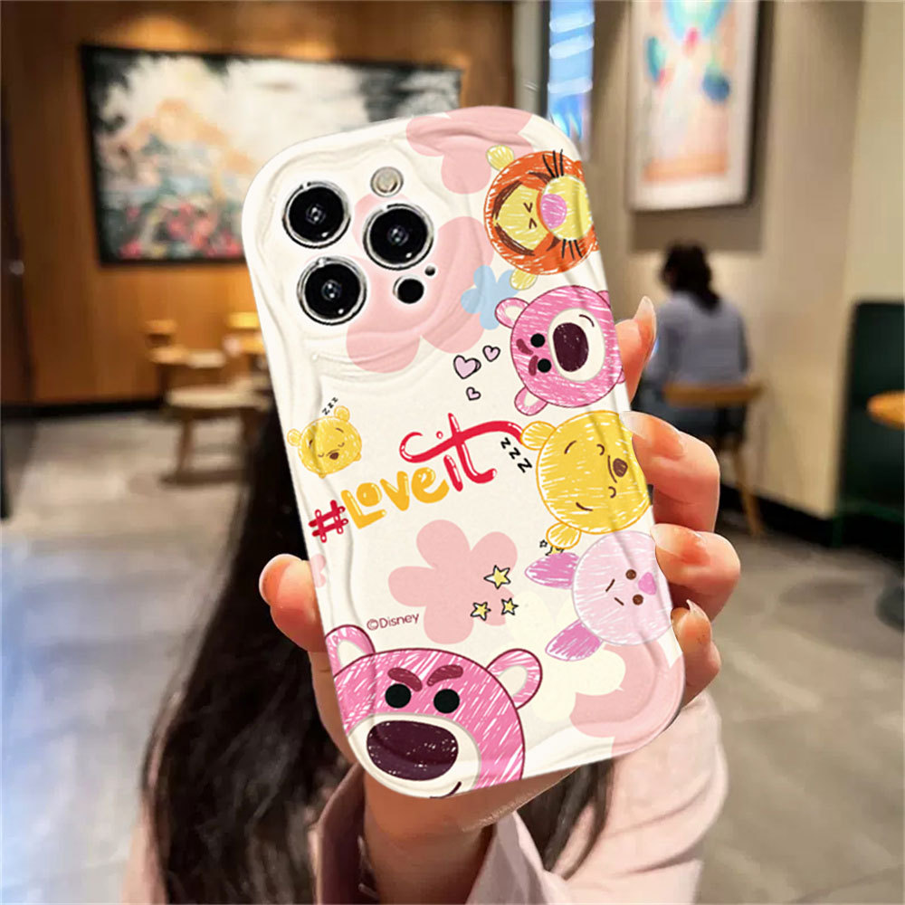 Invólucro hp Samsung A56 A36 A55 A54 A16 A15 A14 A05 A51 A52 A34 A35 A32 A13 A12 A04E Winnie the Pooh Caso Laser