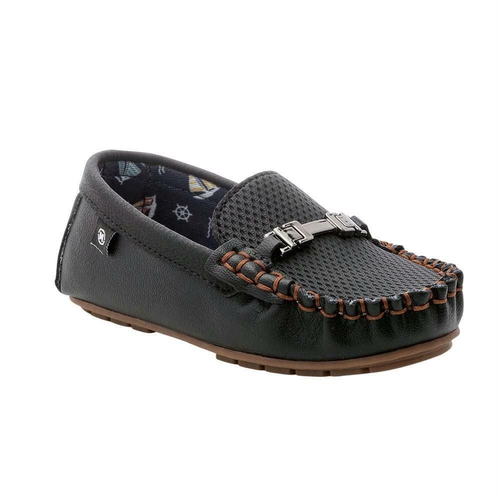 Mocassim Sintético Preto Molekinho em Oferta na Shopee