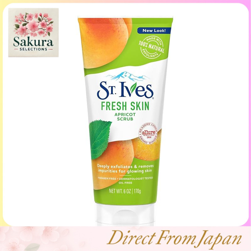 St. Ives Fresh Skin Face Scrub Apricot 6 oz (Parallel Import) 170 grams (x 1) [Parallel Import]