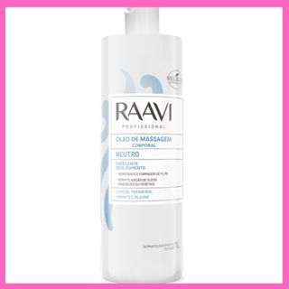 Óleo Hidratante para Massagem Raavi Neutro 1L – Alto Deslizamento e Elasticidade da Pele em Oferta na Shopee