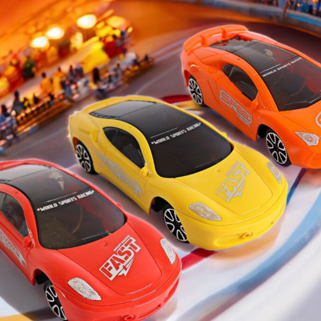 Carrinho Speed Racing Com Controle Remoto 2 Funções Sortido Com Controle Remoto Menino Diversão