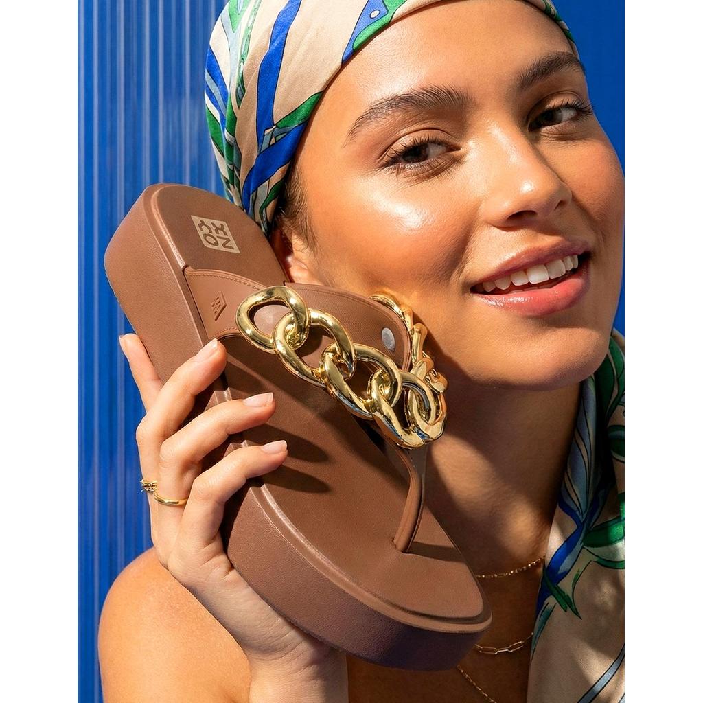 Tamanco Flat  Casual Zaxy Feminino Link