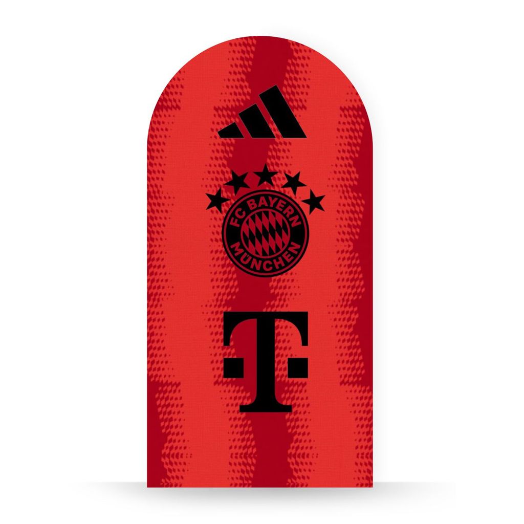 Painel de Festa Romano Bayern Munchen Munich Vermelho e Preto
