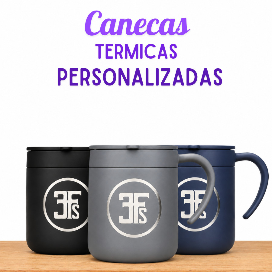 Caneca Térmica Personalizada 350ml – Escolha Seu Nome