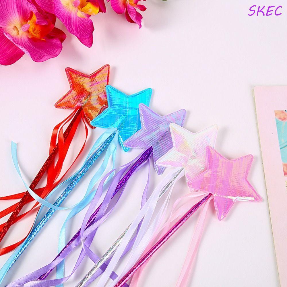 Varinha De Princesa SKEC , Fada Estrela De Dramatização Sonhadora Colorida E Fofa Para Meninas Infantil