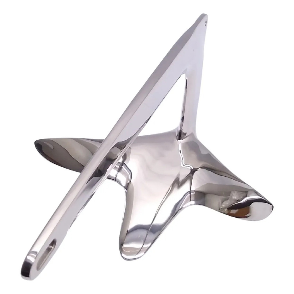 Âncora Bruce 2.5kg Inox Barco Lancha Jet Ski Barco Jet Ski