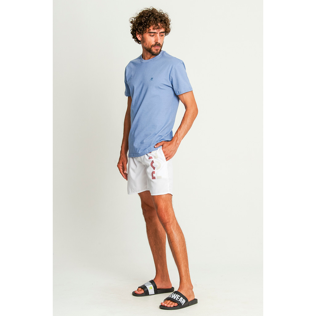 Camiseta Básica Confortável Polo Wear Azul Claro — imagem 2 de 2