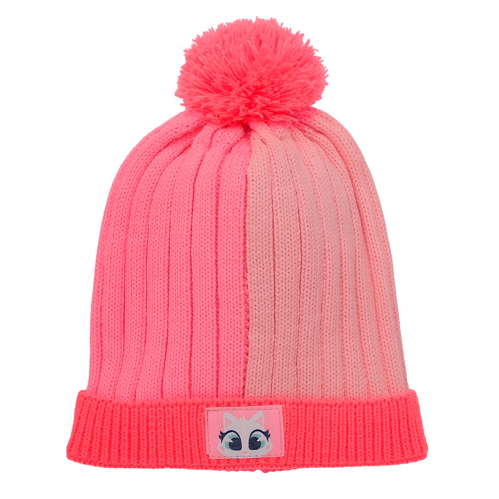 Gorro Touca Infantil Inverno Menina Juvenil Confortável Pompom Macio Forrado Gata Cereja Puket