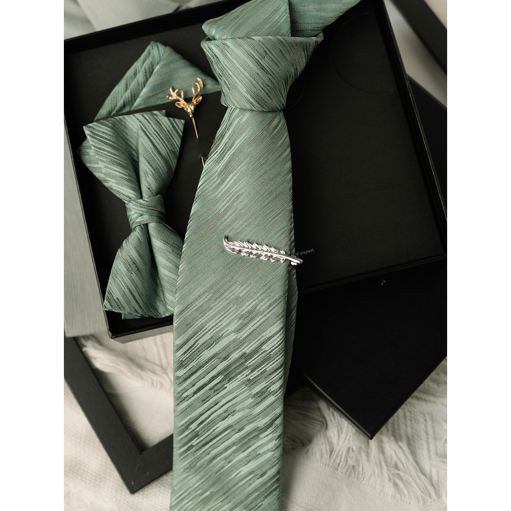 Nuvem padrão gradiente gravata Retro negócios Casual High-End terno camisa gravata borboleta lenço quadrado caixa de pre