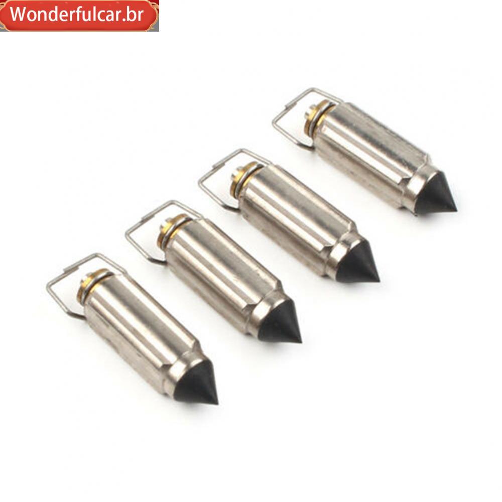 [WDFU-BR]Carburetor Float Valve Needle 4 Set FOR KAWASAKI Durable High Quality New