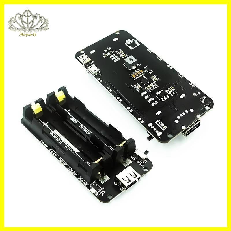 Suporte De Bateria Margu 18650 Com Compartimento Único USB 5V/2A 3V/1A V3 Módulo De Carregamento Para Raspberry Pi Erite