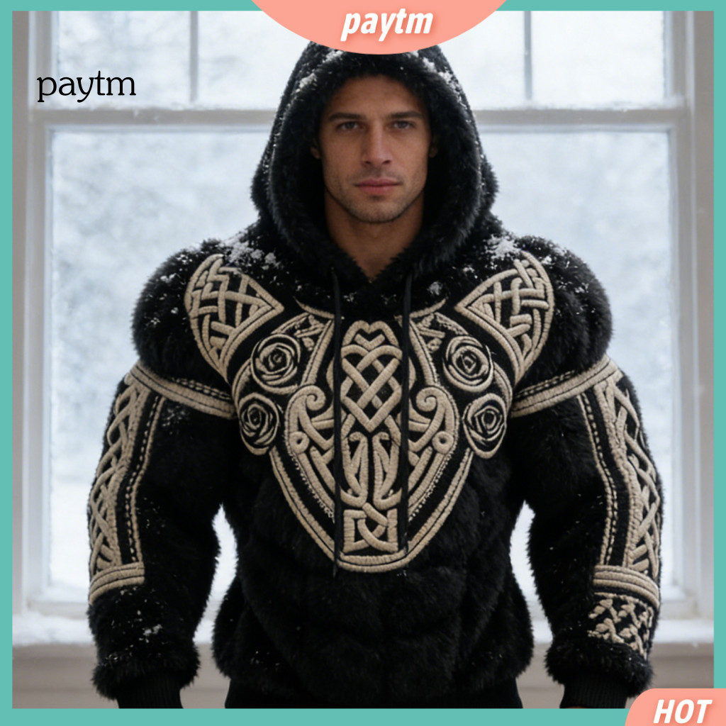 Soft Fabric Sweatshirt Men Breathable Pullover Men's 3d Digital Print Hoodie Casual Street Style Long Sleeve Hooded Draw