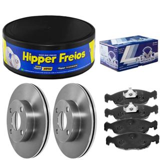 Kit Pastilha Disco Freio Agile Celta 2010 A 2015 Dianteiro em Oferta na Shopee