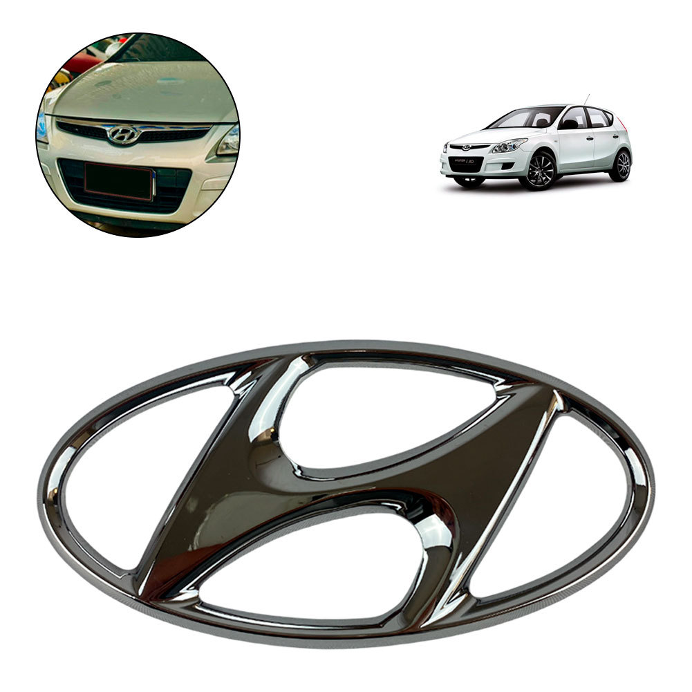 Logo da Grade Frontal Cromado I30 2009 2010 2011 2012