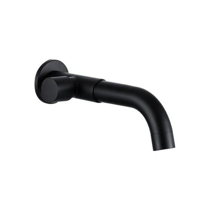 Torneira de Parede para Cozinha  Aço Inox  Bica Giratória 1/4 de Volta e Arejador