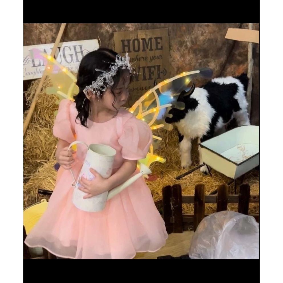 Asas de fada elfo luz elétrica borboleta simulação asas asas de anjo brinquedos luminosos infantis asas de bastão