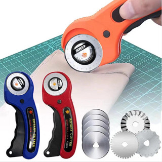 Rolo de Patchwork de 45mm, Cortador Rotativo Redondo para Tecido, Couro, Papel, Lâminas de Costura, Ferramentas de Corte em Oferta na Shopee